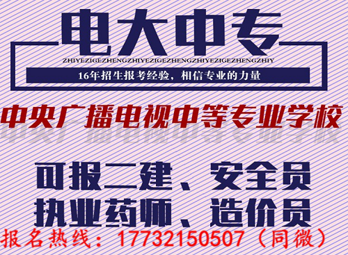 電大中考可以考二建嗎？