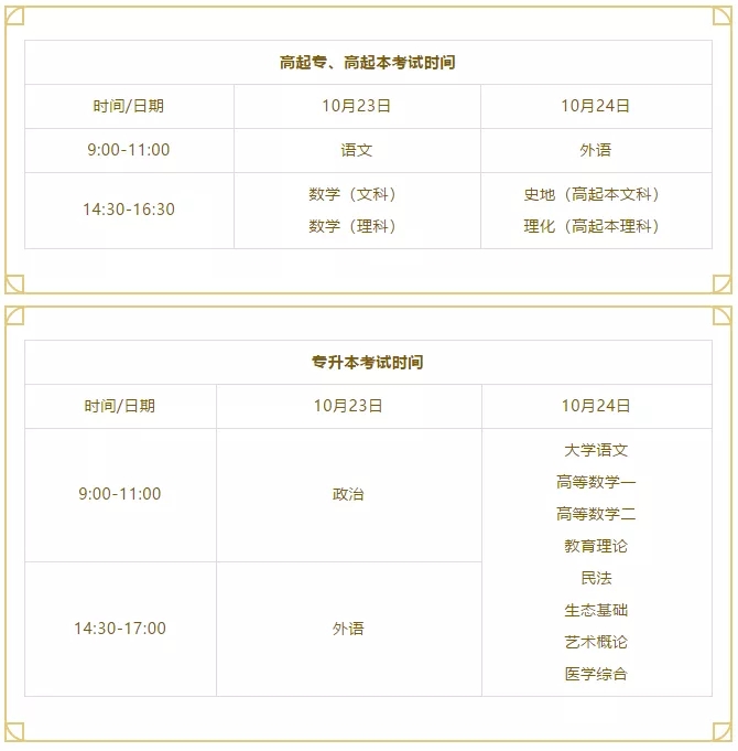 注意 | 2021年成考考試時(shí)間公布，速速備考！