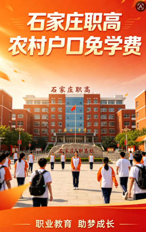 石家莊教聯(lián)高級職業(yè)中學｜農村戶口免學費！石家莊本地優(yōu)質職高升學首選